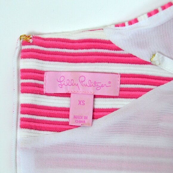 Lilly Pulitzer Briana Dress Ottoman Stripe XS - Picture 8 of 8